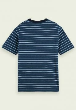 Scotch & Soda T-shirt Imprimé - Blue 11 Scotch & Soda T-shirt Imprimé - Blue -Scotch & Soda Soldes f7d7c3740c9e4889868875f95478e3dd