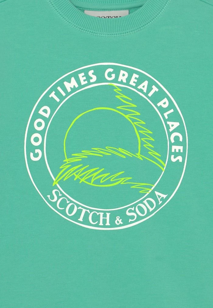 Scotch & Soda ARTWORK - Sweatshirt - Smash Mint 3 Scotch & Soda ARTWORK - Sweatshirt - Smash Mint – Image 3