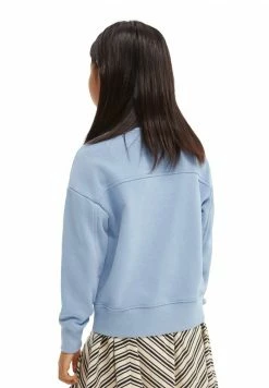 Scotch & Soda LOOSE-FIT ARTWORK - Sweatshirt - Sky Blue -Scotch & Soda Soldes f80196fe4f124220a9a864d983e83fff