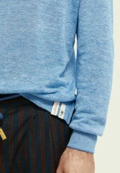 Scotch & Soda Pullover - Blue Melange -Scotch & Soda Soldes f8606b49dd1e4fa29883f74cc5bb171a
