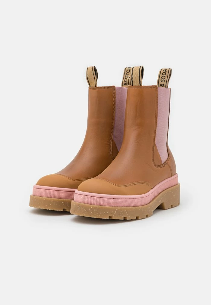 Scotch & Soda AUBRI - Bottines à Plateau - Nature/multi-coloured 3 Scotch & Soda AUBRI - Bottines à Plateau - Nature/multi-coloured – Image 3