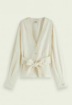 Scotch & Soda Blouse - Sand Melange 12 Scotch & Soda Blouse - Sand Melange -Scotch & Soda Soldes f8f9e3b91fb0405da7f052a830e335ea