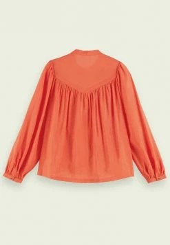 Scotch & Soda Blouse - Sunset Red -Scotch & Soda Soldes f96bc1c457734e82bce8bf9cdf937cf1