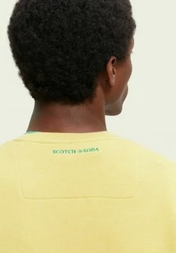 Scotch & Soda REGULAR-FIT - Sweatshirt - Yellow Light Melange -Scotch & Soda Soldes f96cc9c4dfbc42efb66f0105af0e4d64