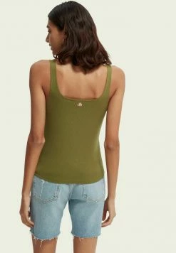 Scotch & Soda Débardeur - Army -Scotch & Soda Soldes fa1428cc7cc84695ad70720f66442468