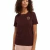 Scotch & Soda CREW NECK TEE - T-shirt Basique - Wine