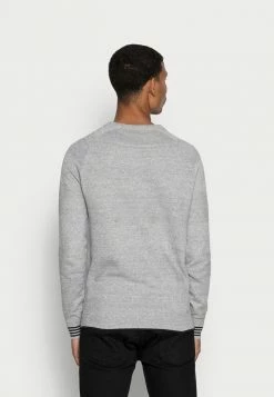 Scotch & Soda STRUCTURED BLEND CREWNECK - Pullover - Grey Melange -Scotch & Soda Soldes fb19468c949c43409af8ea09059c4514