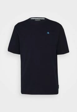 Scotch & Soda REGULAR FIT SHORT SLEEVED WITH CHEST POCKET - T-shirt Basique - Night -Scotch & Soda Soldes fb47e96883c546208d56dda7782e0641
