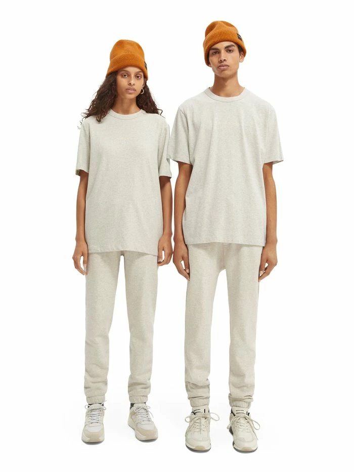 Scotch & Soda UNISEX GRAPHIC LOGO - T-shirt Basique - Grey Melange 2 Scotch & Soda UNISEX GRAPHIC LOGO - T-shirt Basique - Grey Melange – Image 2