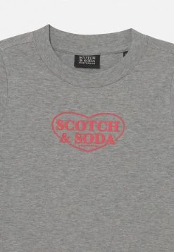 Scotch & Soda REGULAR FIT ARTWORK - T-shirt Imprimé - Grey Melange -Scotch & Soda Soldes fc5d430ef148402b873c504b65e2502c