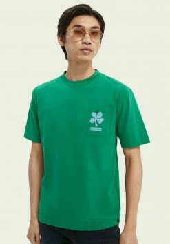 Scotch & Soda T-shirt Imprimé - Highlight Green