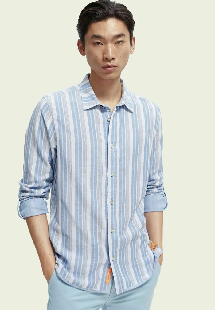 Scotch & Soda REGULAR-FIT BONDED - Chemise - Light Blue 1 Scotch & Soda REGULAR-FIT BONDED - Chemise - Light Blue