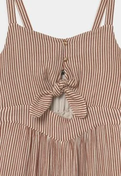 Scotch & Soda PRINTED STRIPED ALL IN ONE - Combinaison - Light Brown/off-white -Scotch & Soda Soldes fd268a2a1e41467d815b2c43f0bfcb84