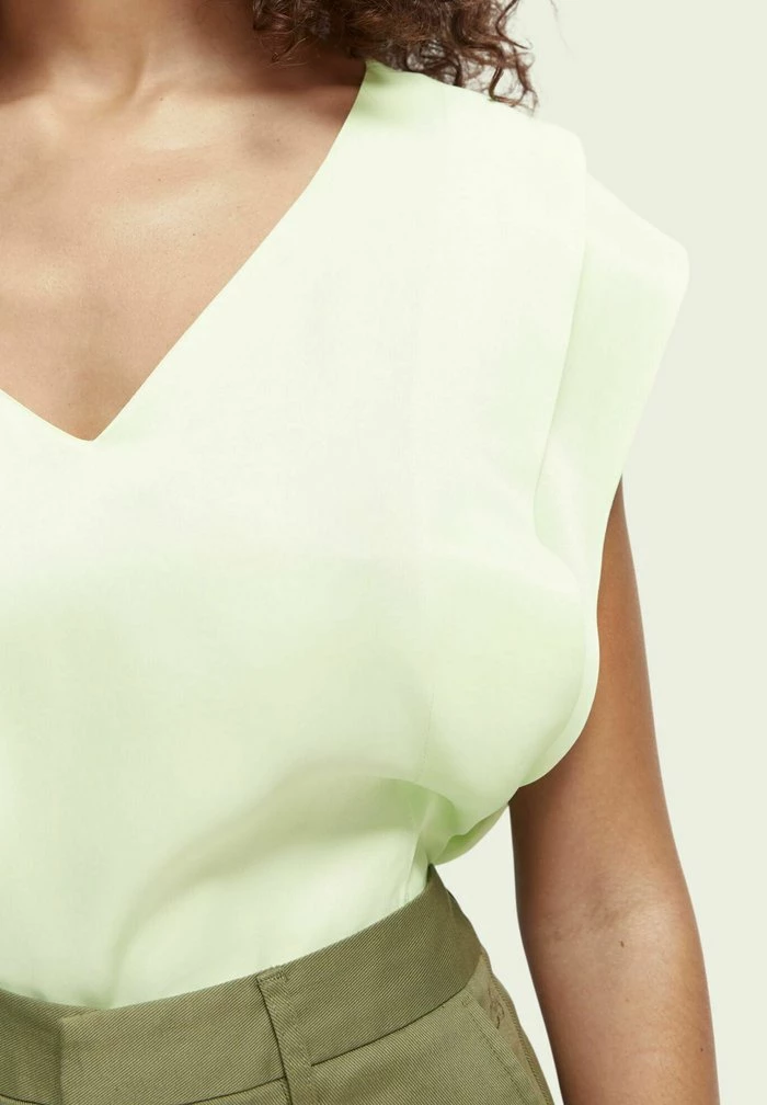 Scotch & Soda T-shirt Basique - Lime 5 Scotch & Soda T-shirt Basique - Lime – Image 5