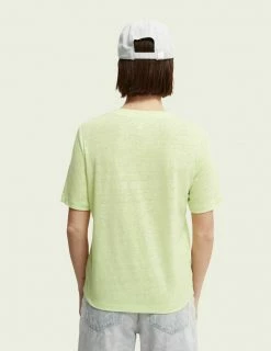 Scotch & Soda CLASSIC - T-shirt Basique - Lime -Scotch & Soda Soldes fd4e28b7cf834289926dbf0debcb47ec
