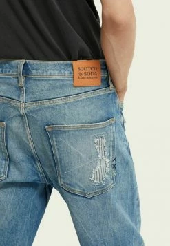 Scotch & Soda DEAN - Jean Boyfriend - Free The Blauw Repair -Scotch & Soda Soldes fd6b5e3a768742bbb9e6c6f3ee169dd9