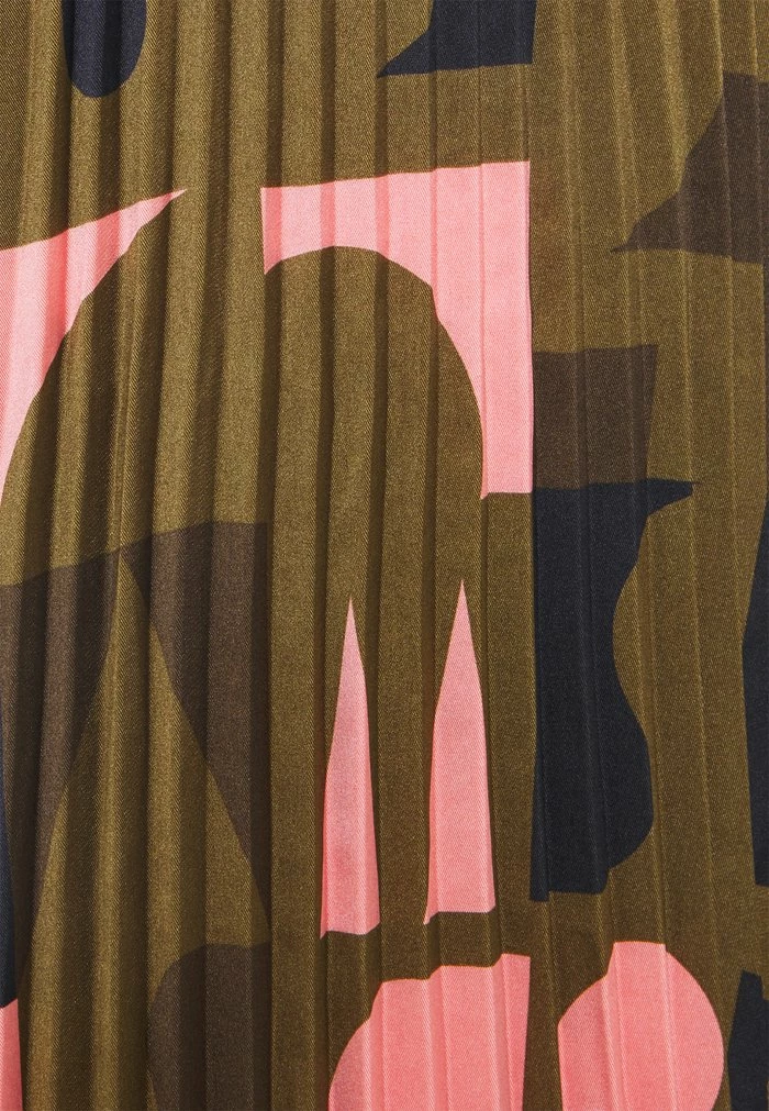 Scotch & Soda SKIRT - Jupe Plissée - Mottled Olive 3 Scotch & Soda SKIRT - Jupe Plissée - Mottled Olive – Image 3