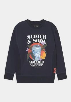 Scotch & Soda BOXY COLOURFUL ARTWORK - Sweatshirt - Night