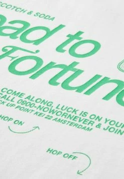 Scotch & Soda GRAPHIC - T-shirt Imprimé - White -Scotch & Soda Soldes fe224e00ab6f4fb6bb481bab08f38245