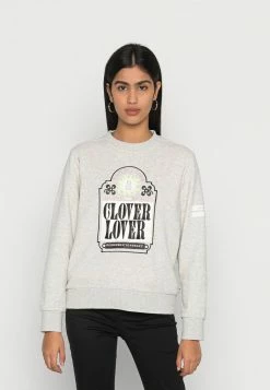Scotch & Soda BLEND GRAPHIC - Sweatshirt - Grey Melange