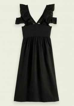 Scotch & Soda Robe De Jour - Black -Scotch & Soda Soldes ff0c4f06ee874aa8adc65a9cfcee00c8