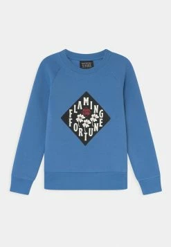 Scotch & Soda ARTWORK - Sweatshirt - Quilt Blue