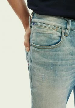 Scotch & Soda Jean Slim - Golden Blauw -Scotch & Soda Soldes ff334b8397cc4277b93e66a8693651a9